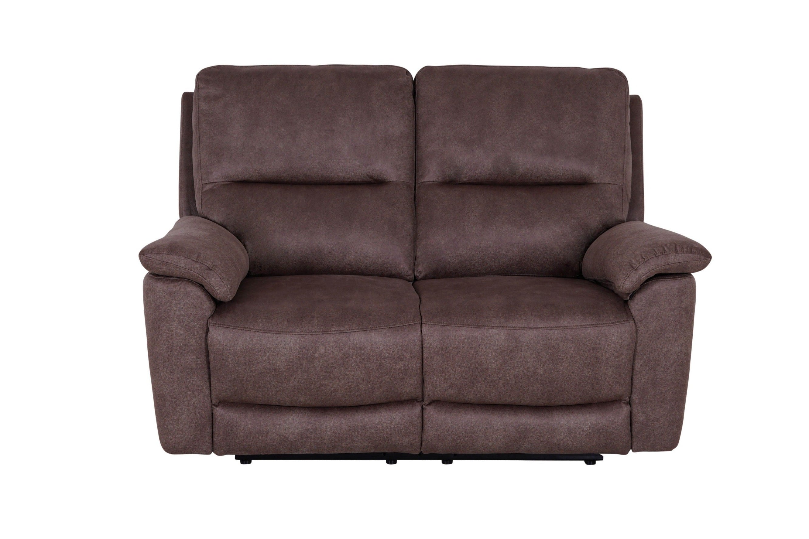 Malmo 2 Seater Recliner Brown - Dante Furniture