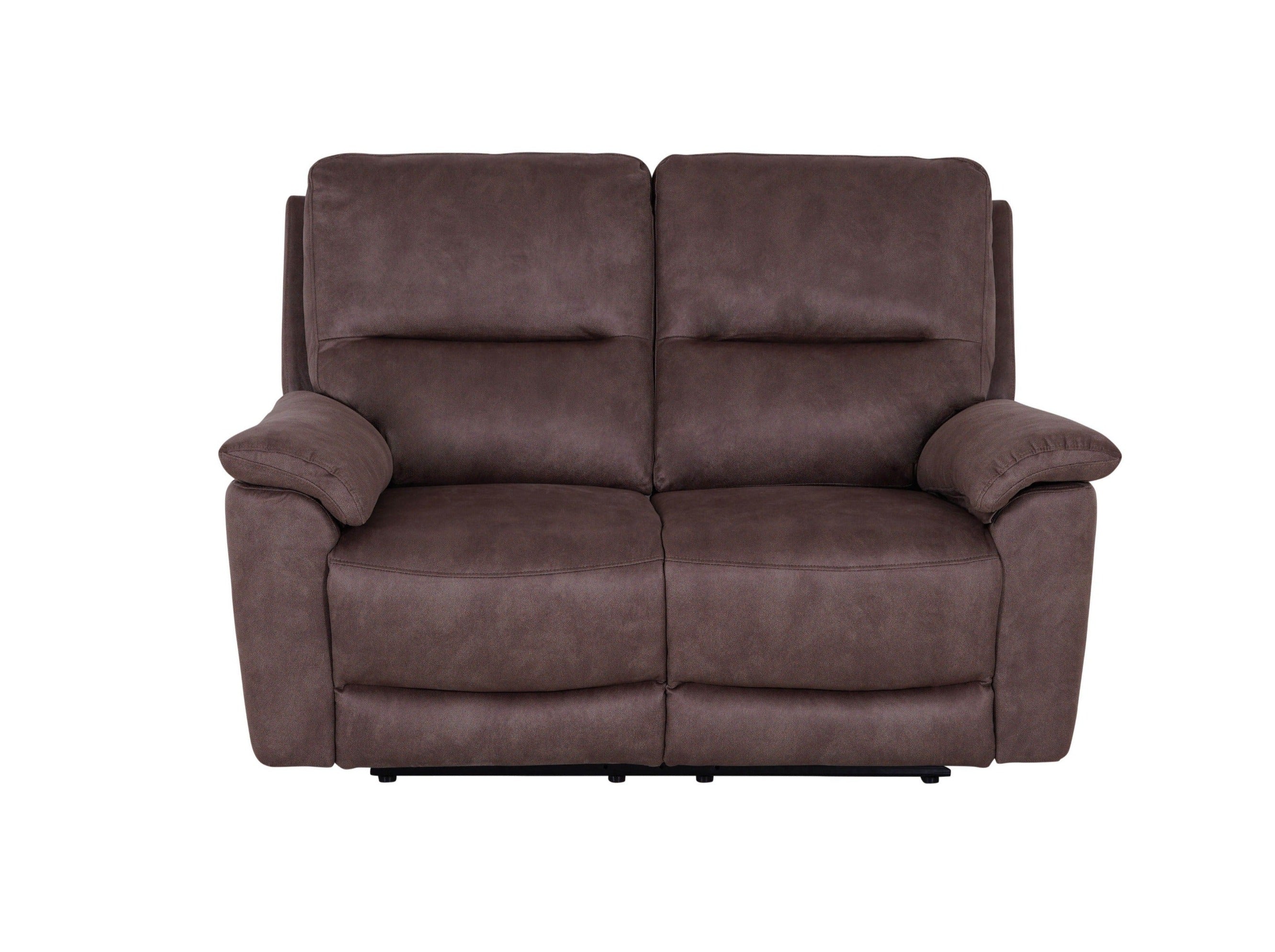 Malmo 2 Seater Recliner Brown - Dante Furniture