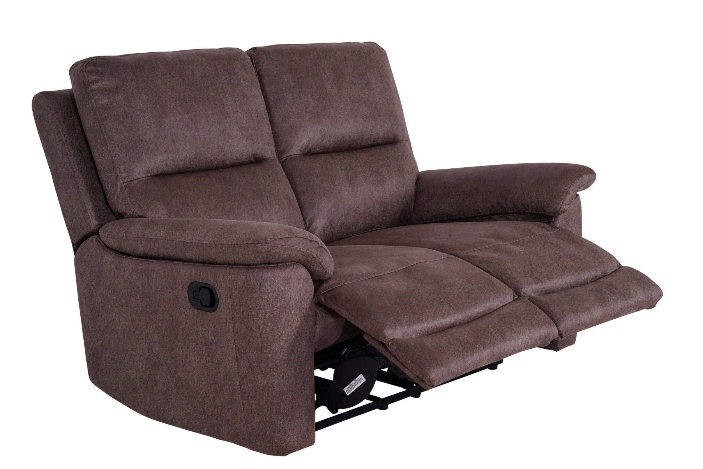 Malmo 2 Seater Recliner Brown - Dante Furniture