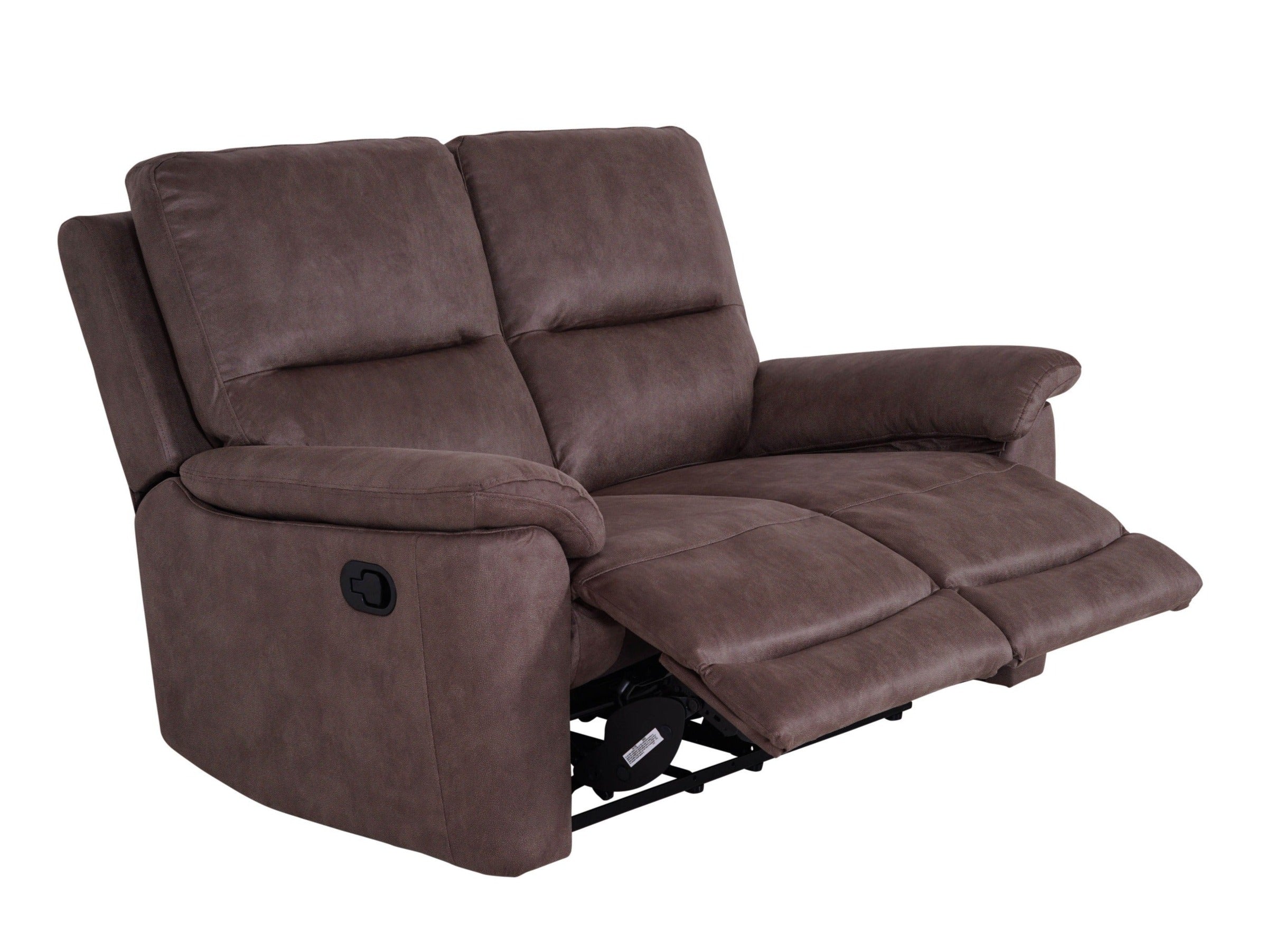 Malmo 2 Seater Recliner Brown - Dante Furniture