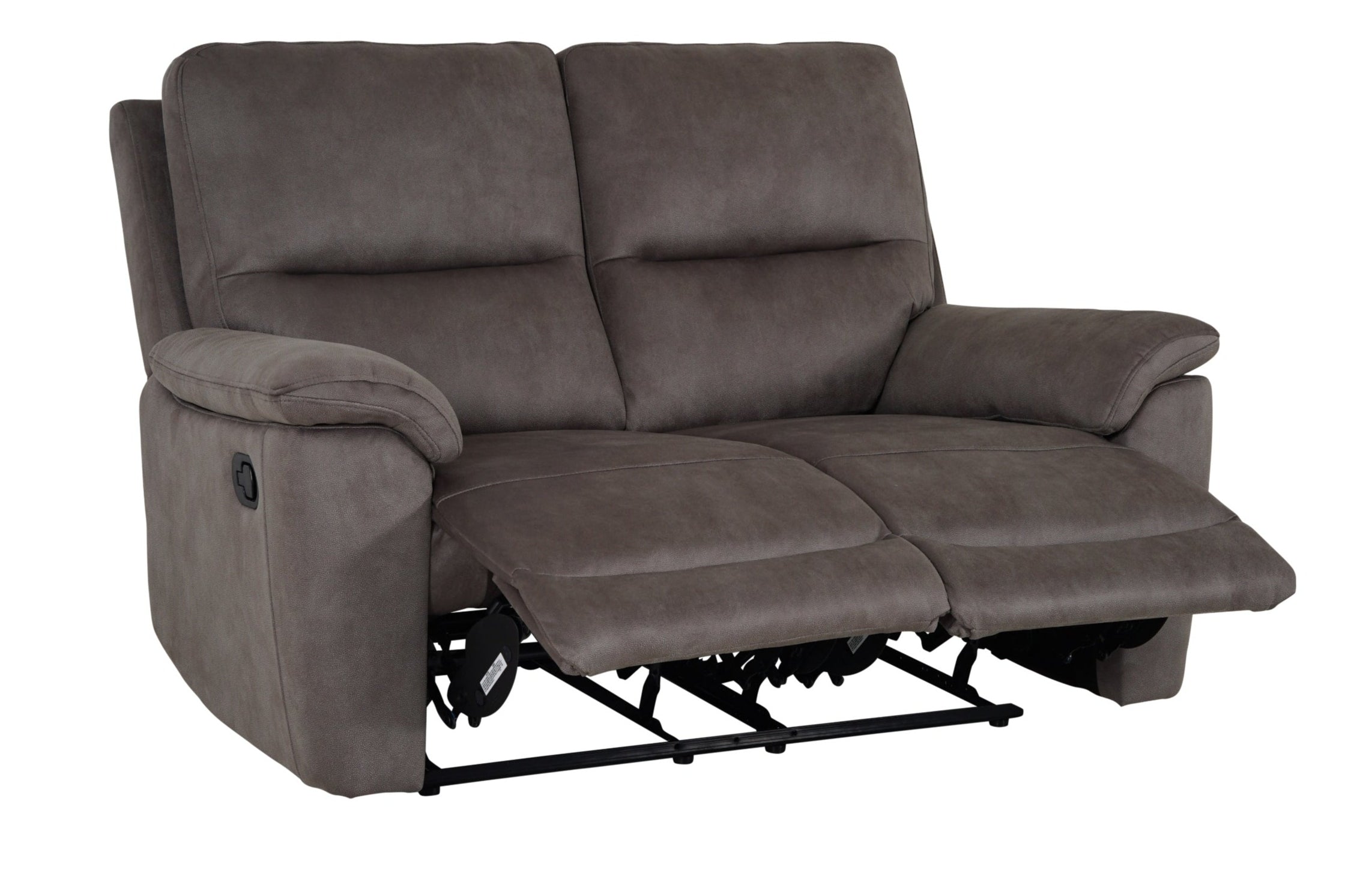 Malmo 2 Seater Recliner - Grey - Dante Furniture