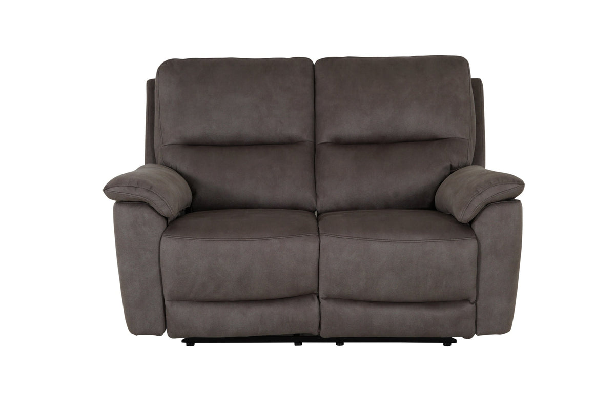 Malmo 2 Seater Recliner - Grey - Dante Furniture
