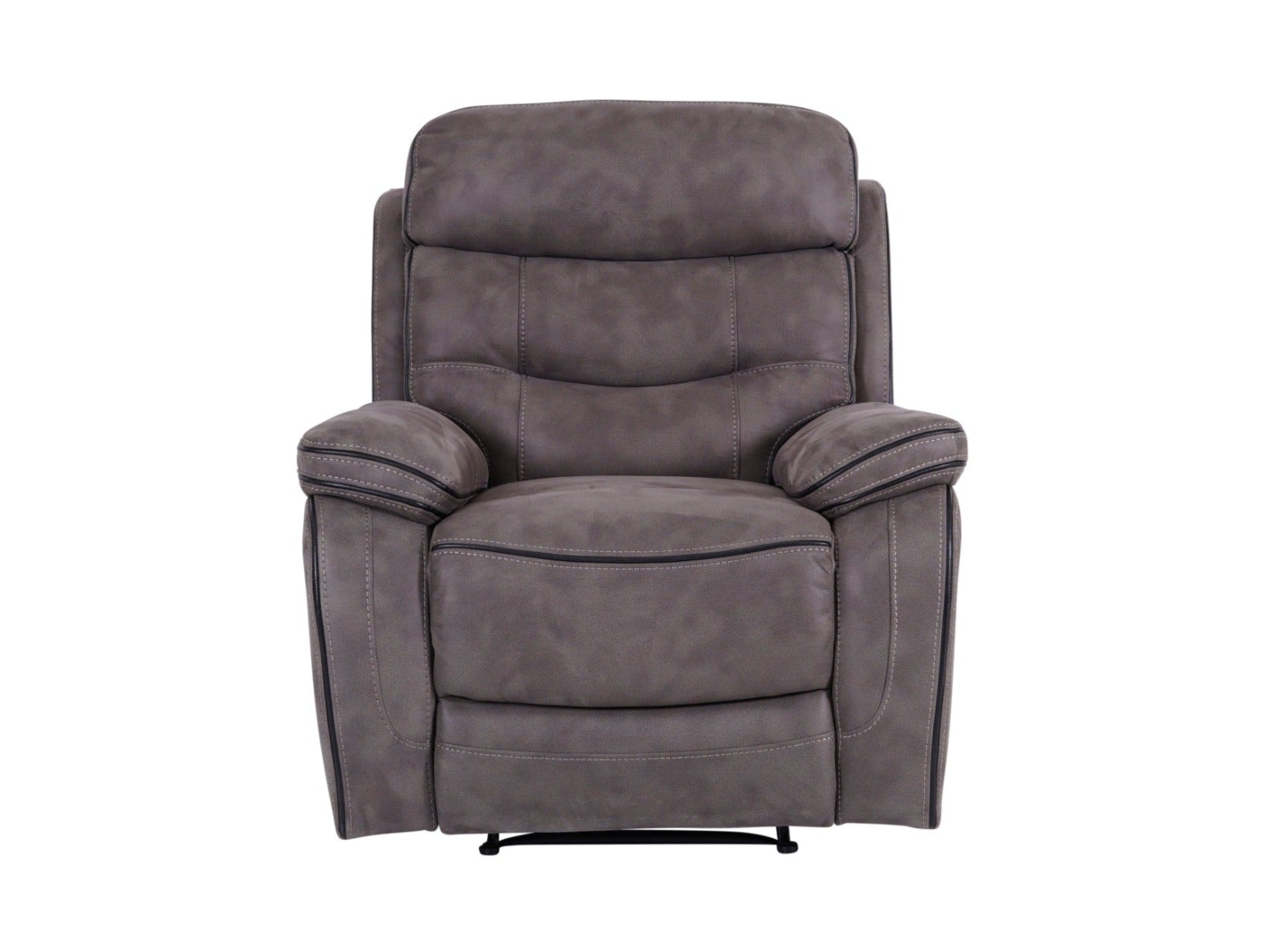 Noah Armchair Grey Fabric Recliner - Dante Furniture