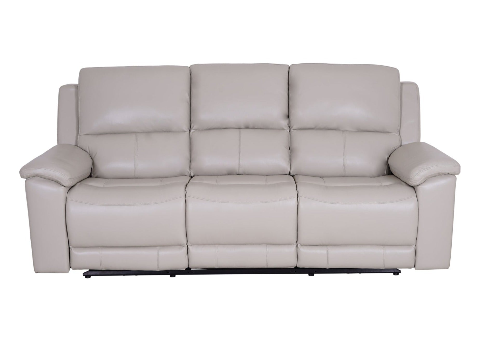 Valdez 3 Seater Power Recliner Cream - Dante Furniture