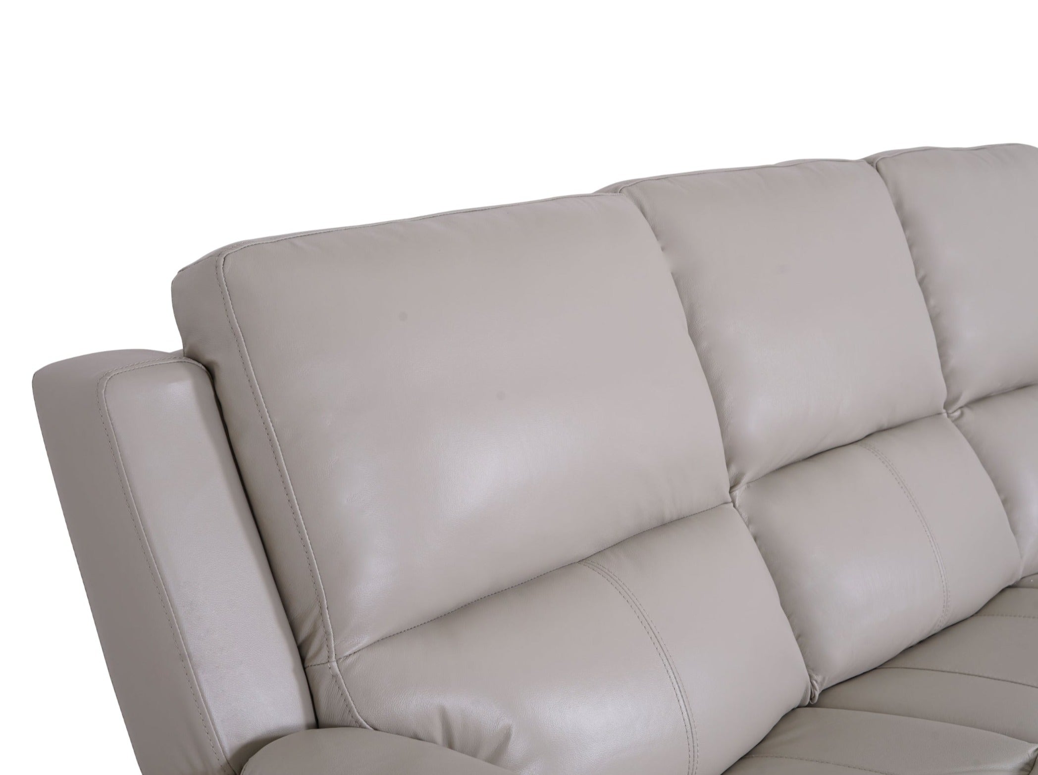 Valdez 3 Seater Power Recliner Cream - Dante Furniture