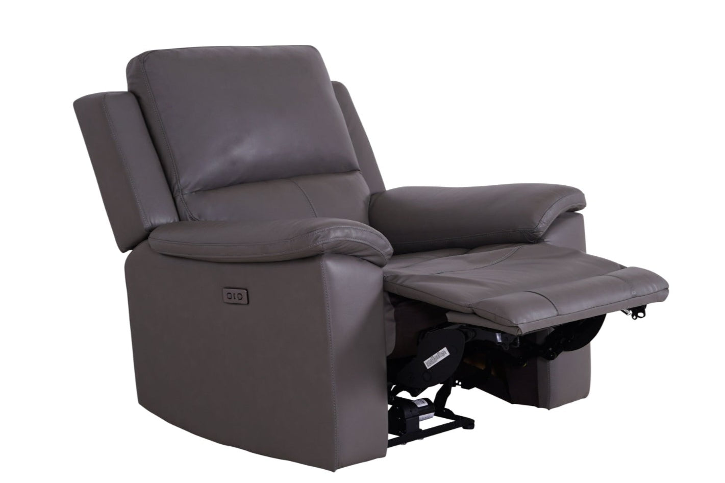 Valdez Power Recliner Armchair Grey - Dante Furniture