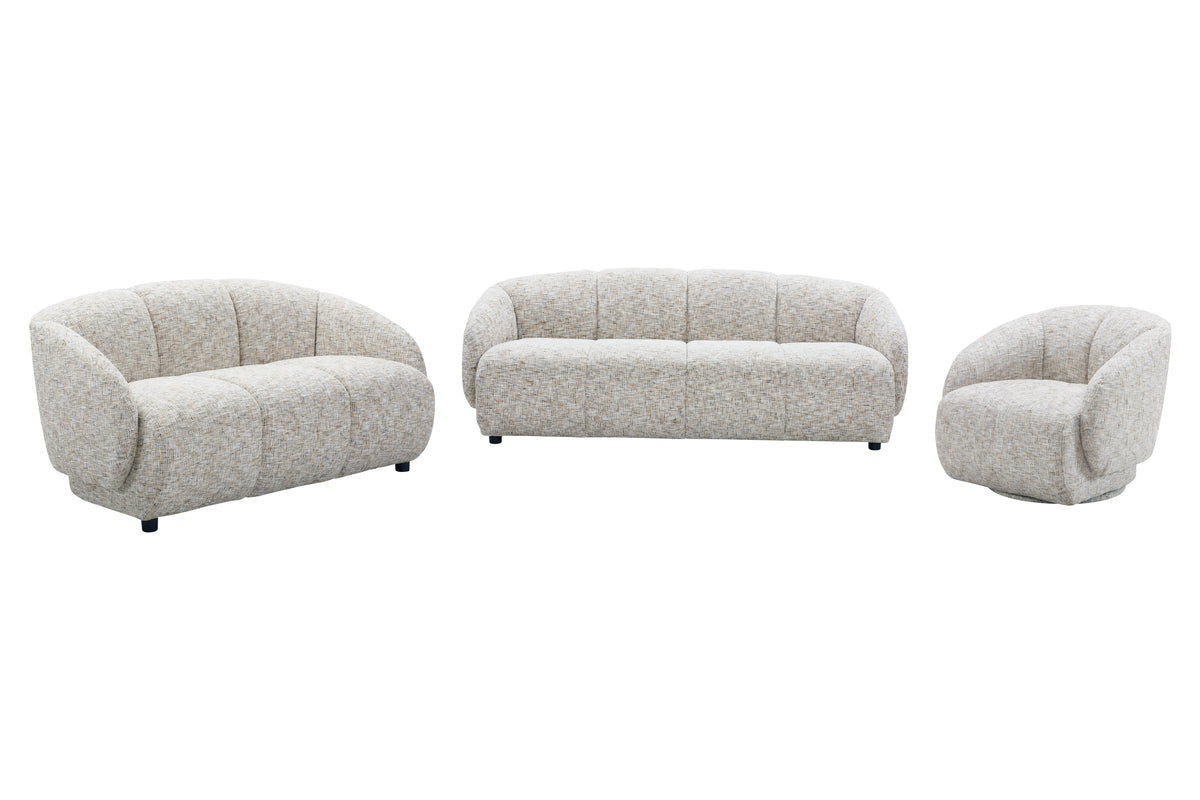 Santorini Swivel Cuddle Chair – Beige - Dante Furniture - image 4