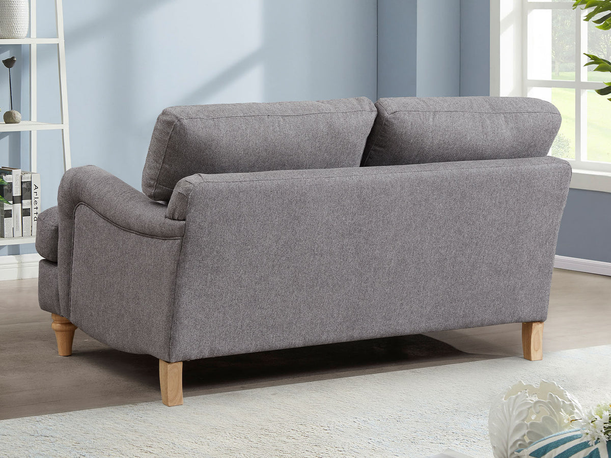 4 Seater Fabric Grey Sofa