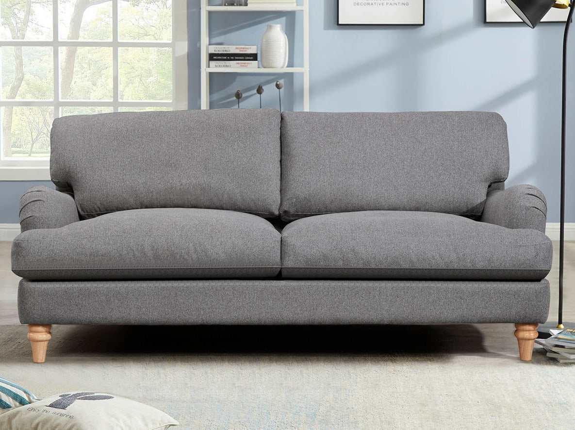 5 Seater Fabric Grey Sofa