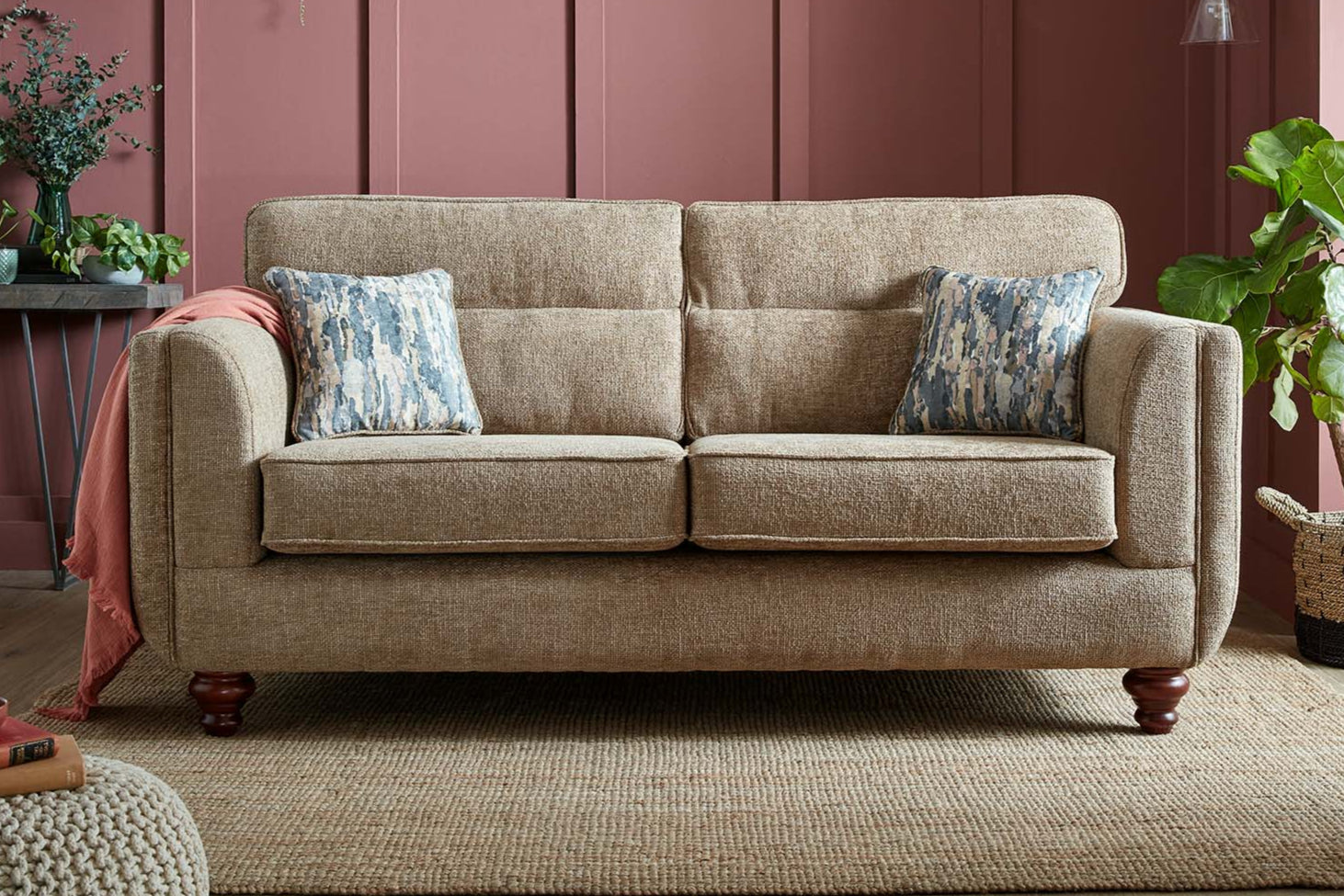 Kingston 3 seater Sofa - Beige - Dante Furniture
