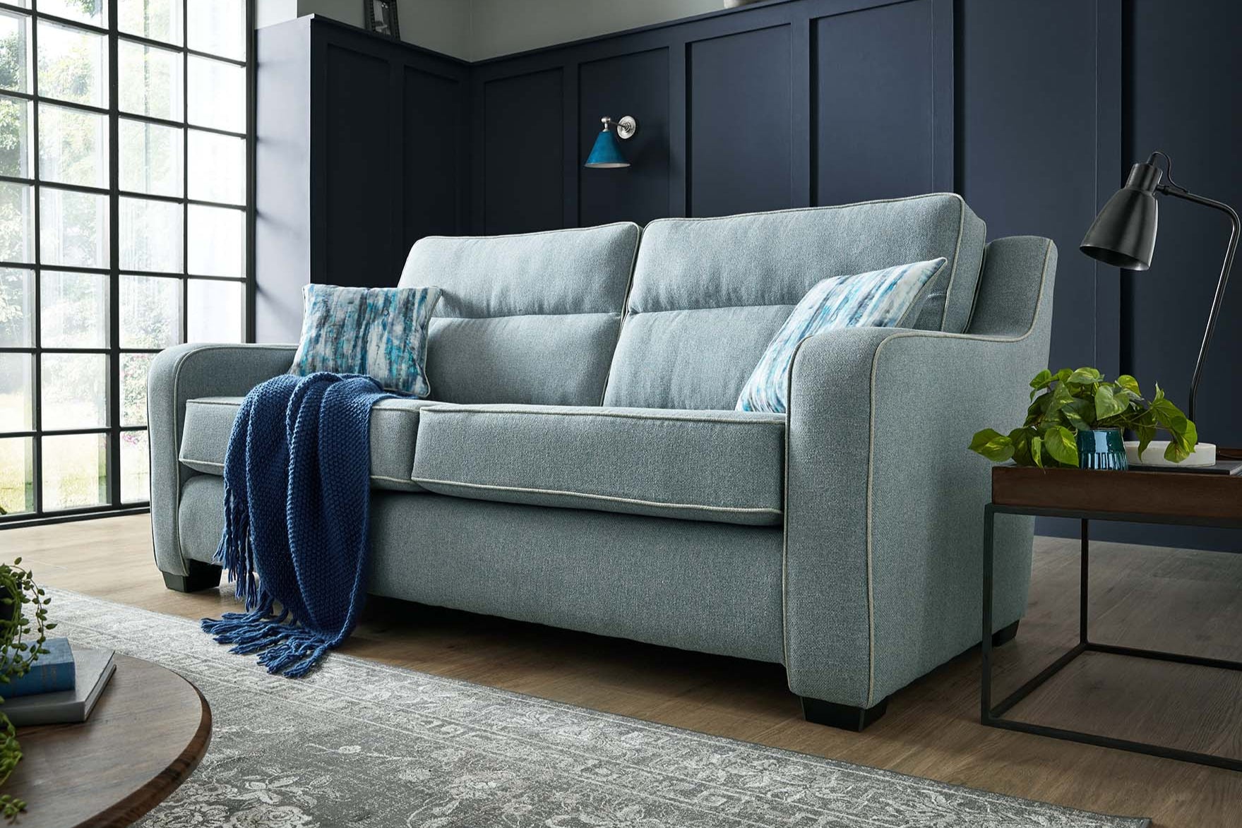 Oxford 3 seater Sofa - Lagoon - Dante Furniture