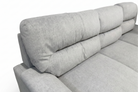 Verona Corner Sofa Bed Fabric - Light Grey - Dante Furniture