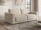 Luca 3 Seater Sofa – Oatmeal Chenille - Dante Furniture