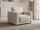 Luca Armchair – Oatmeal Chenille - Dante Furniture