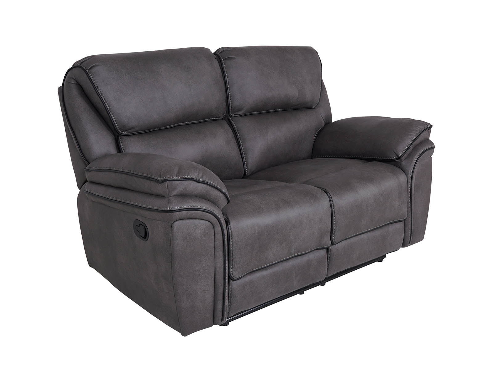  grey 2-seater recliner sofa