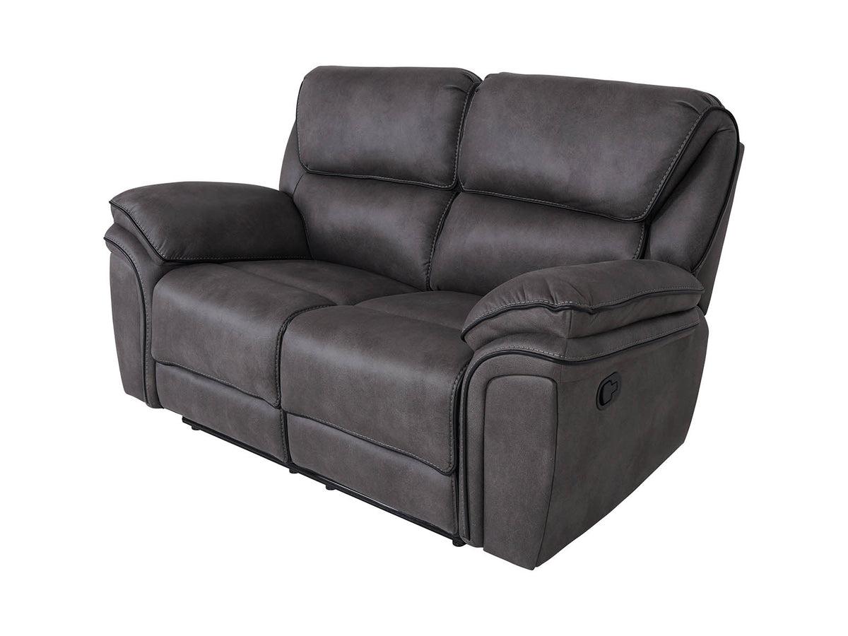  grey 2-seater recliner sofa