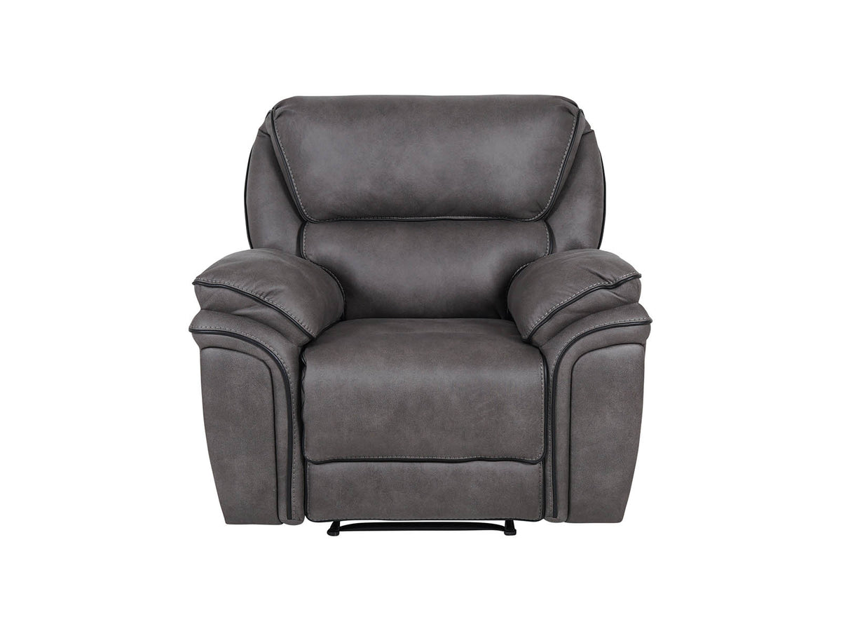 Monaco grey recliner armchair