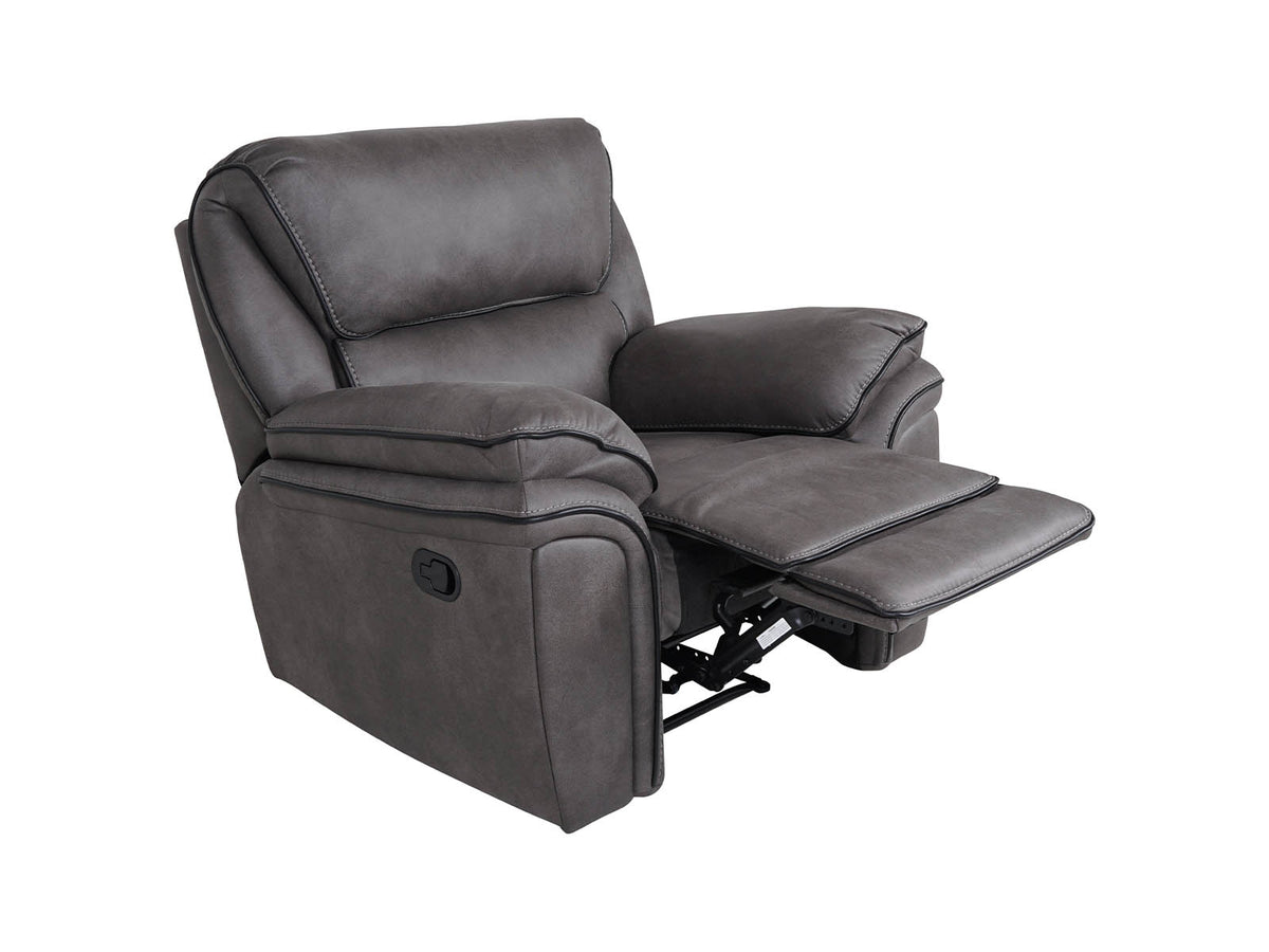 Monaco grey recliner armchair
