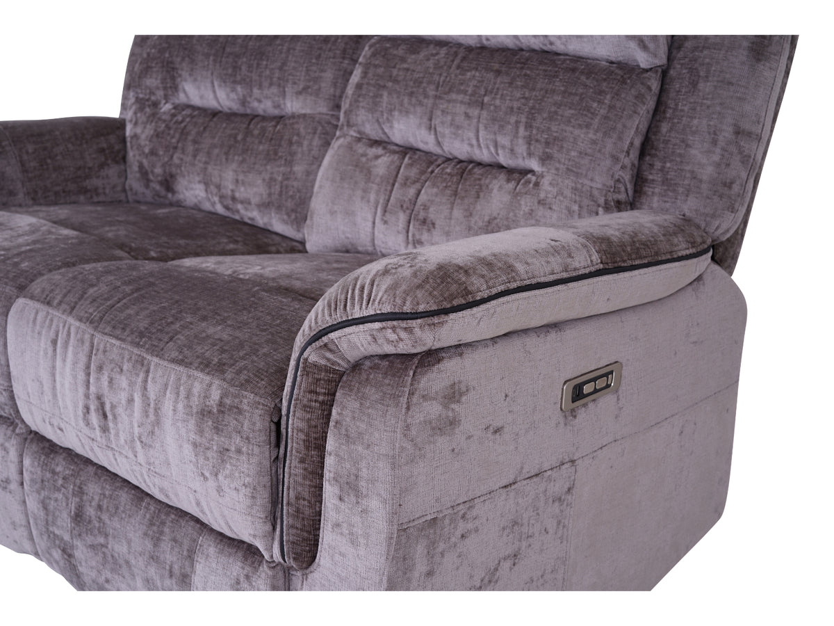 Turin 2 Seater Fabric Recliner Sofa - Dante Furniture