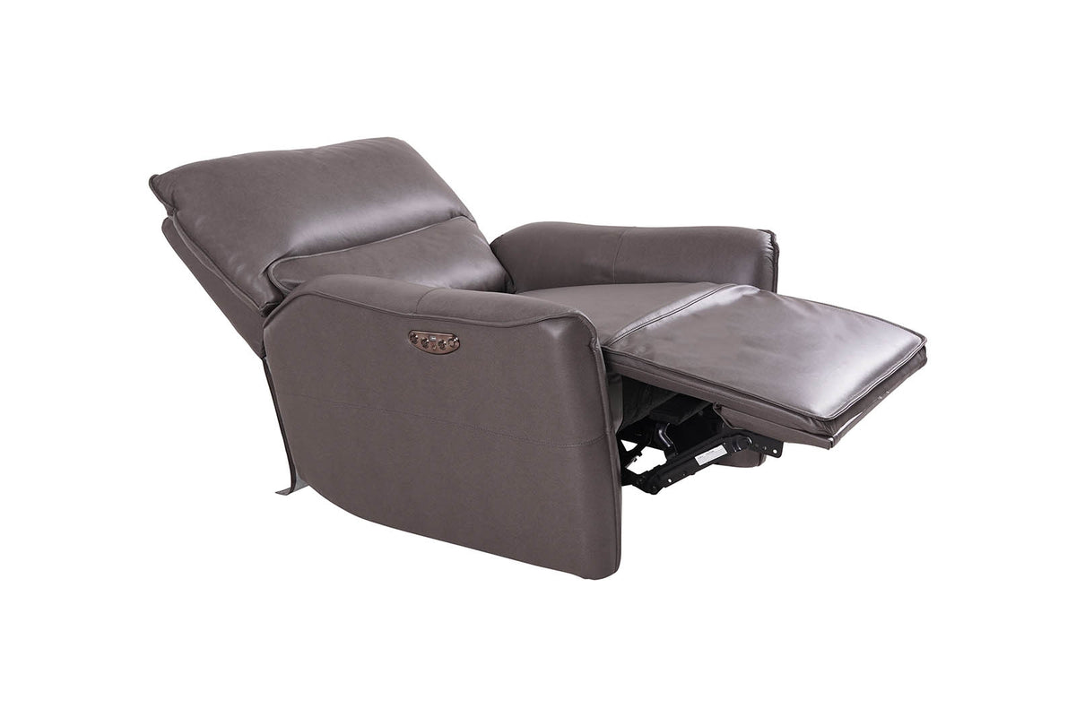 Gracie Armchair Power Recliner - Grey - Dante Furniture