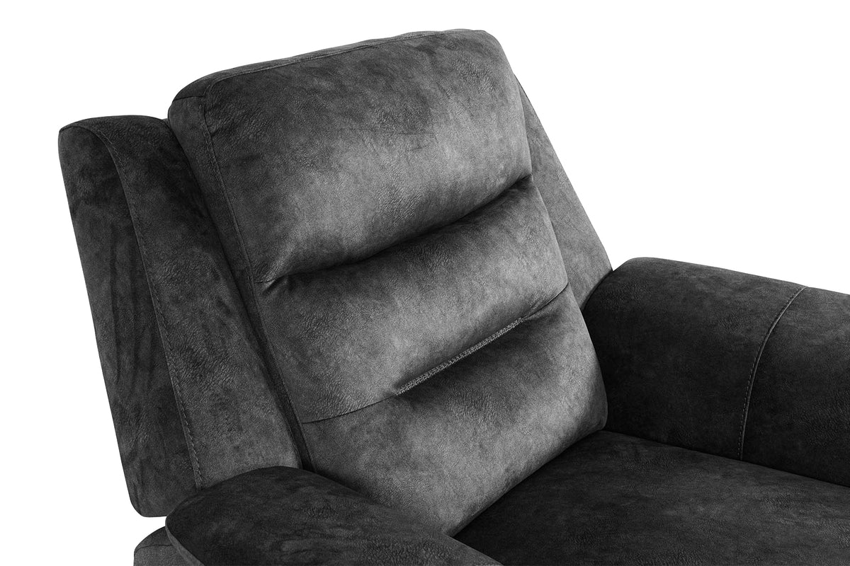 Berlin Power Recliner Armchair - Dark Grey - Dante Furniture