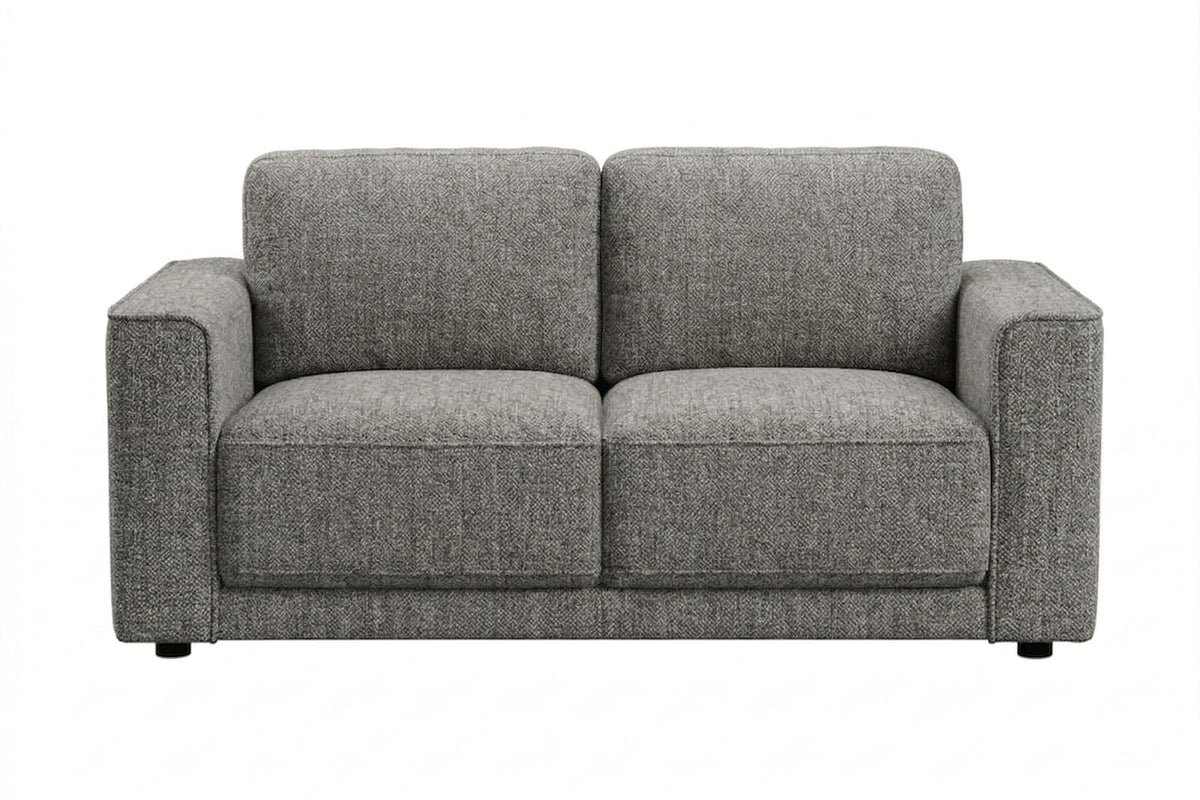 Luca 2 Seater Sofa – Grey Chenille - Dante Furniture - image 2