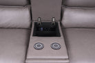 Gracie 2 Seater Smart Sofa Power Recliner With Console - Grey - Dante Furniture