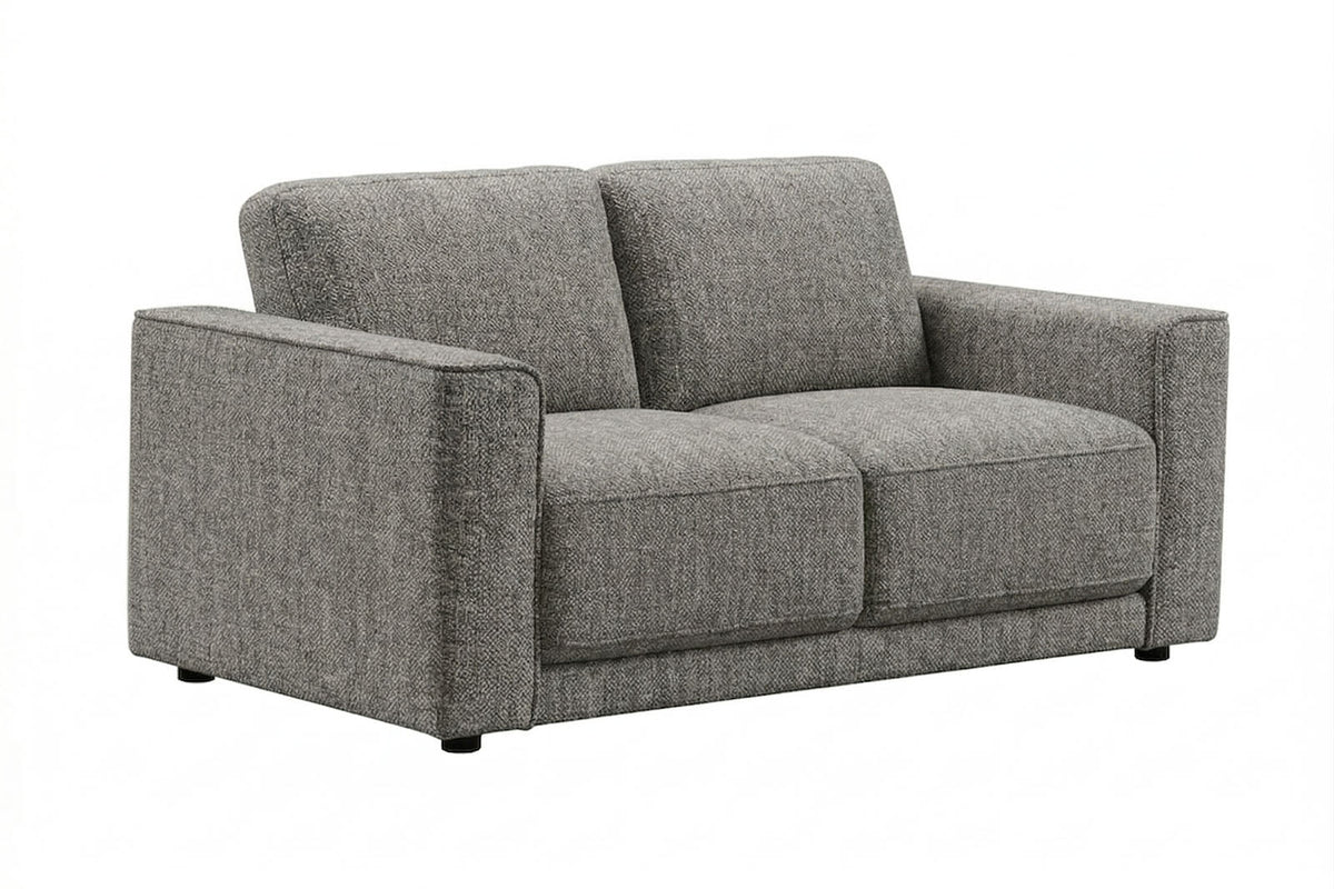 Luca 2 Seater Sofa – Grey Chenille - Dante Furniture - image 3