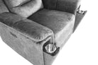 Berlin Power Recliner Armchair - Light Grey - Dante Furniture