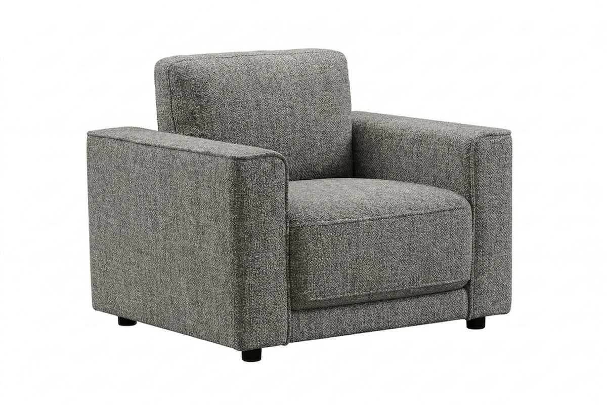 Luca Armchair – Grey Chenille - Dante Furniture - image 3