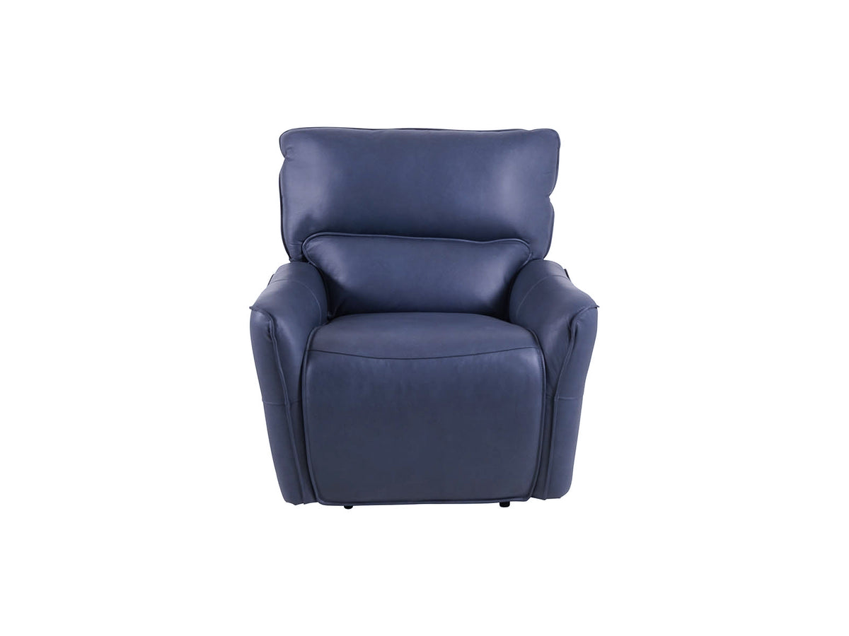 Gracie Armchair Power Recliner - Midnight Blue - Dante Furniture