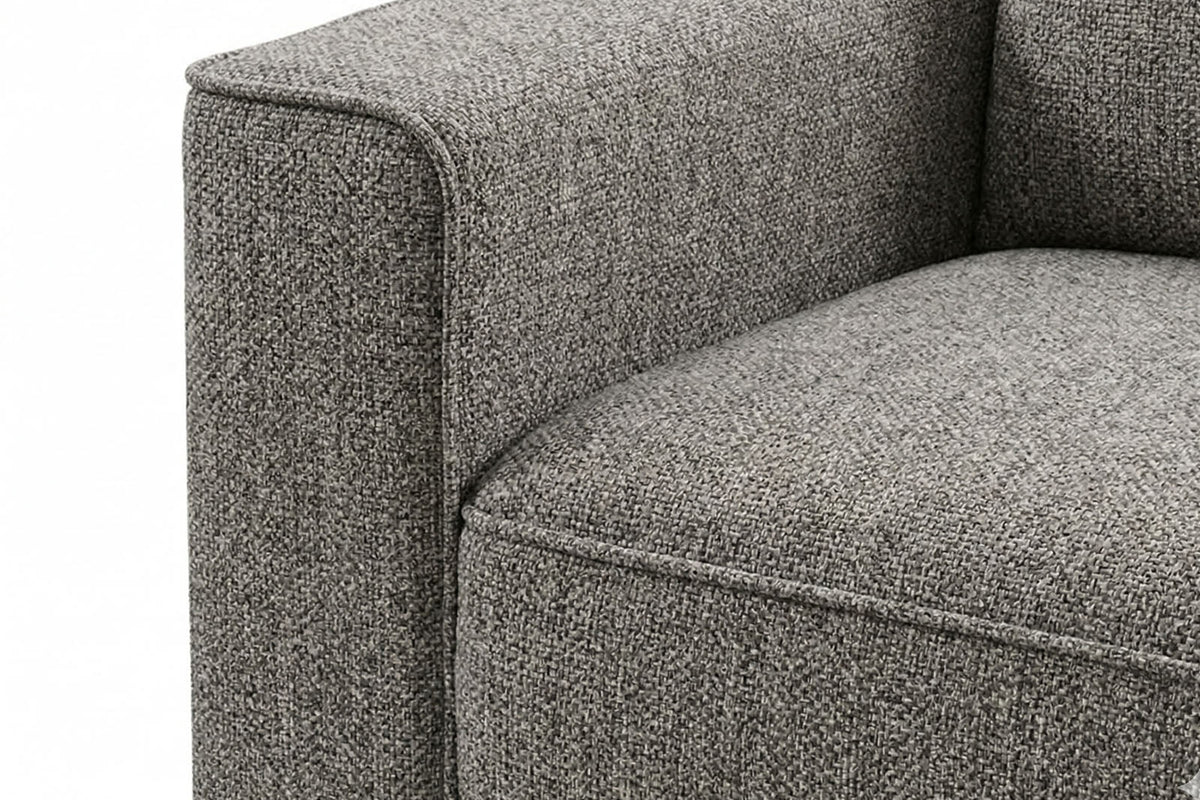 Luca 2 Seater Sofa – Grey Chenille - Dante Furniture - image 4