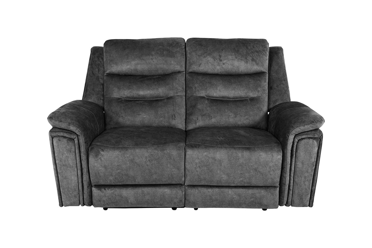 Berlin 2 Seater Power Recliner - Dark Grey - Dante Furniture