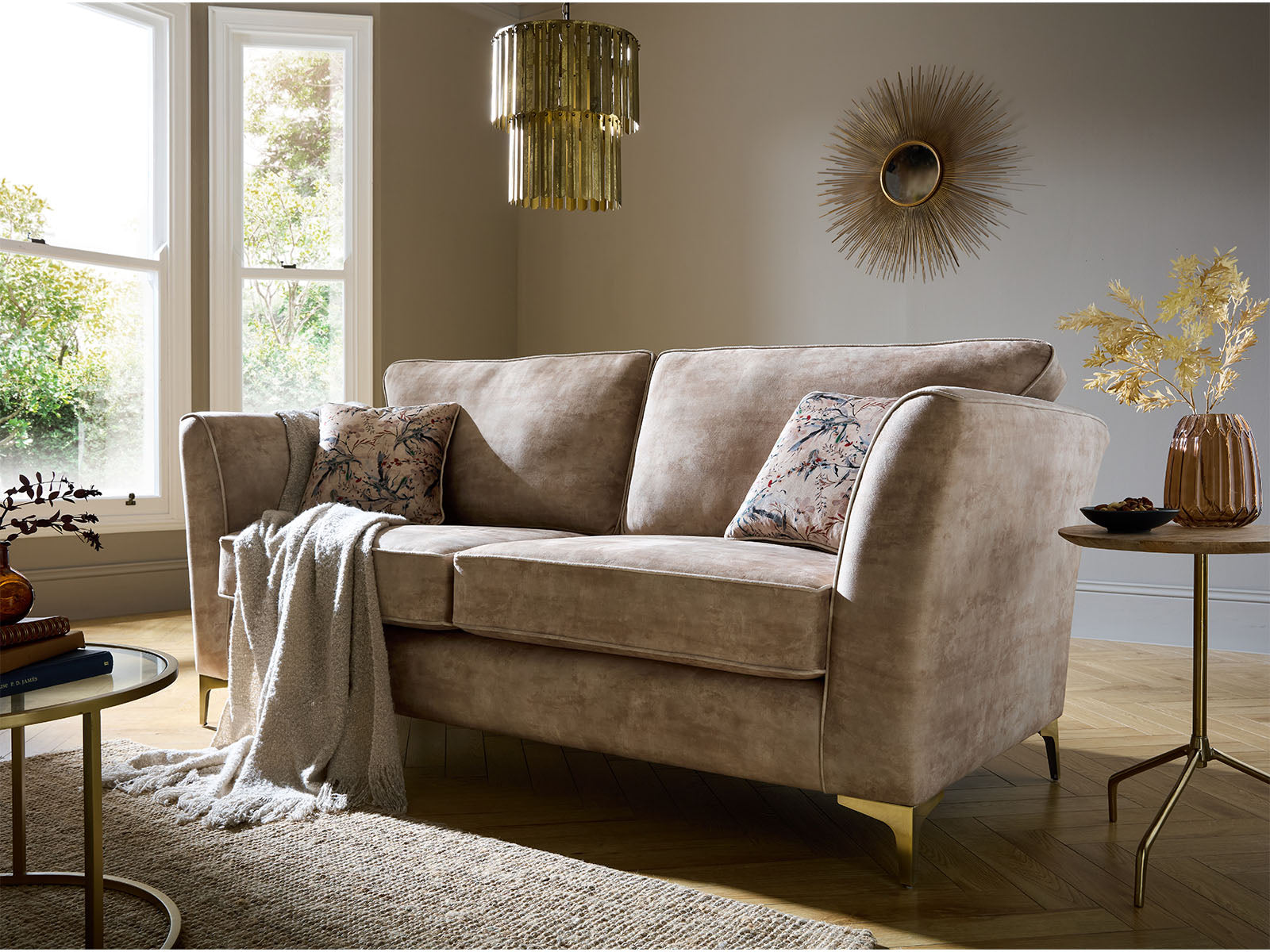 Idol 3 seater Sofa - Milano Beige - Dante Furniture