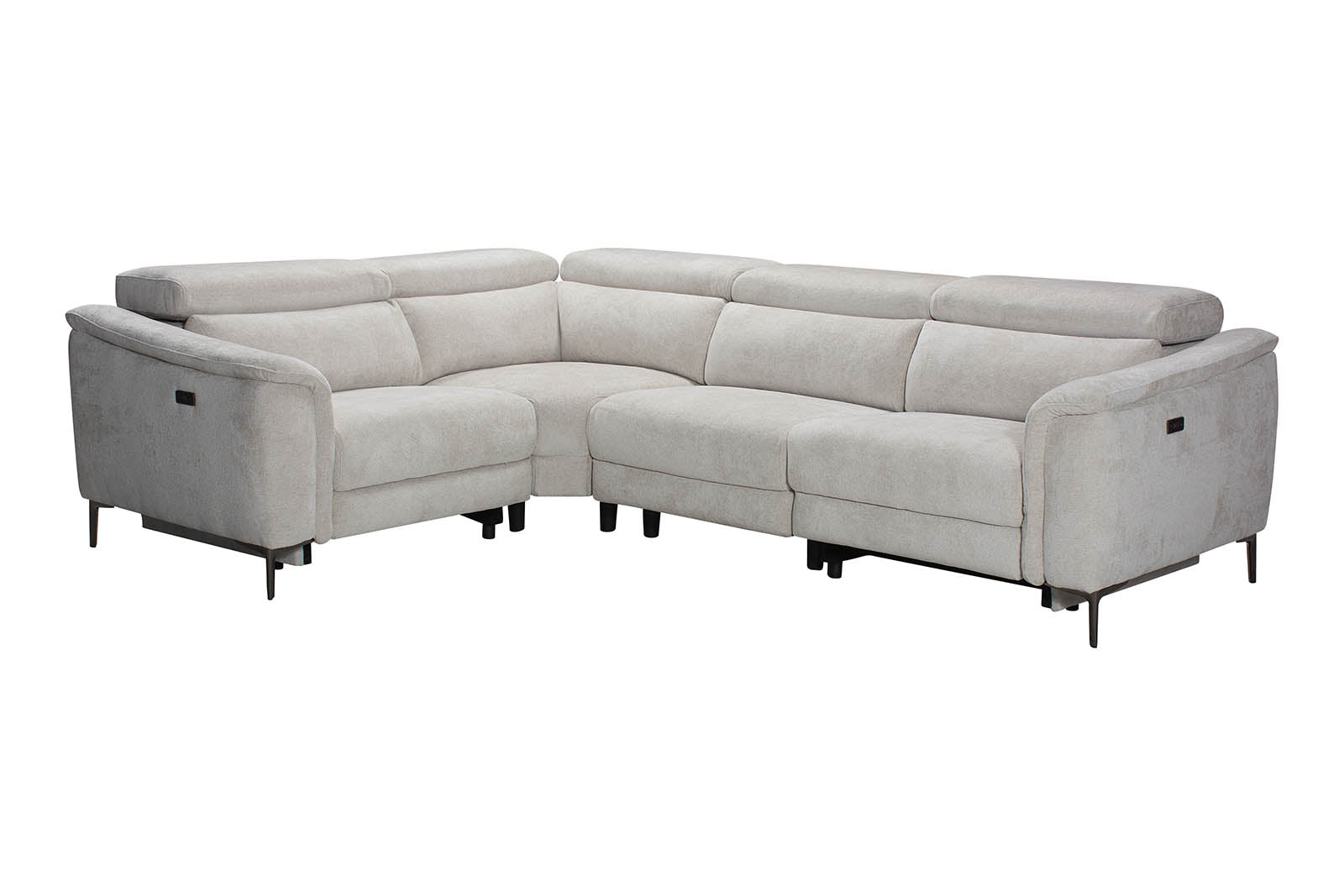 Paddington Left-Hand Facing Corner Sofa - Beige - Dante Furniture