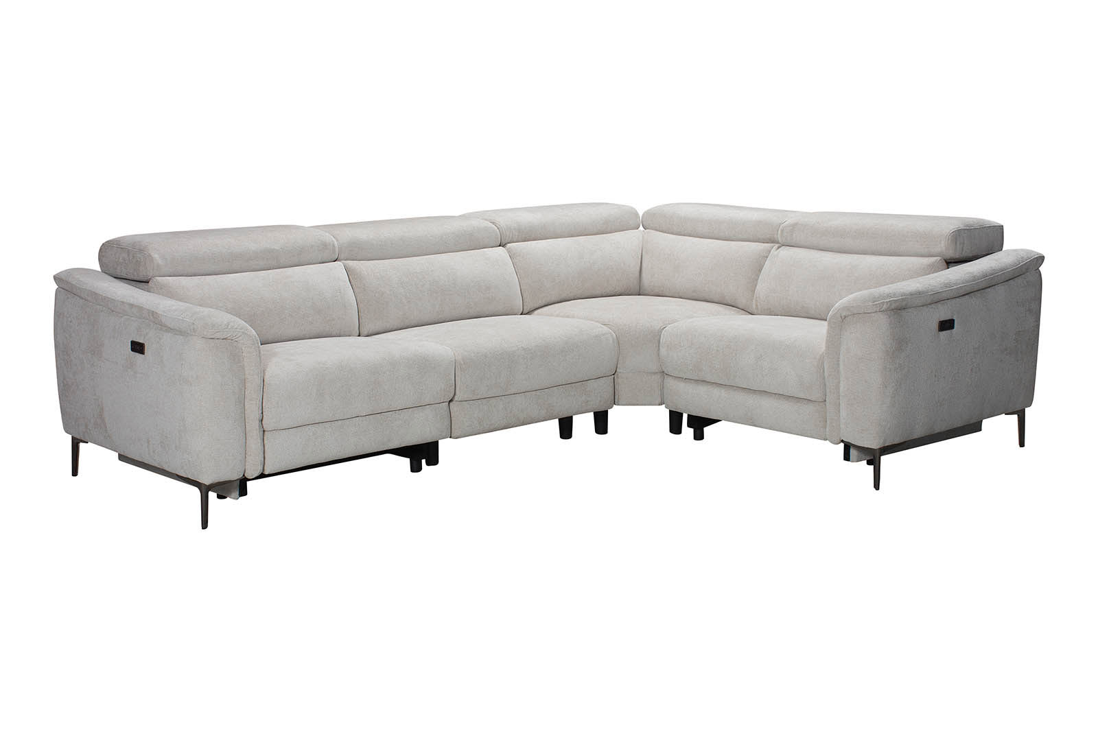 Paddington Right-Hand Facing Corner Sofa - Beige - Dante Furniture