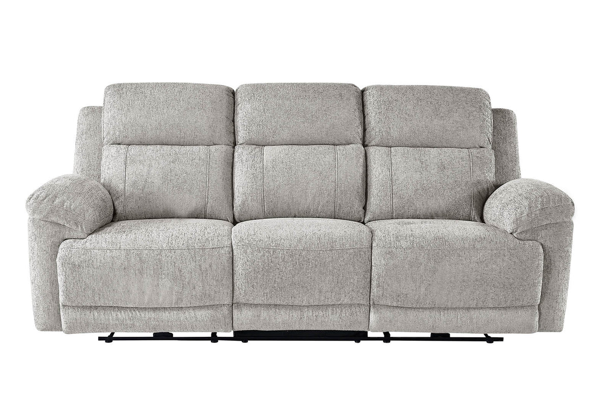 Lyla 3 Seater Power Recliner - Beige - Dante Furniture