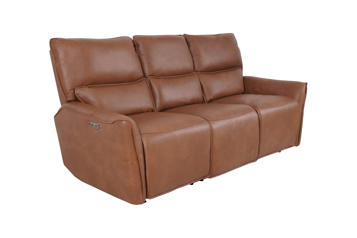 Gracie 3 Seater Smart Sofa Power Recliner - Tan - Dante Furniture