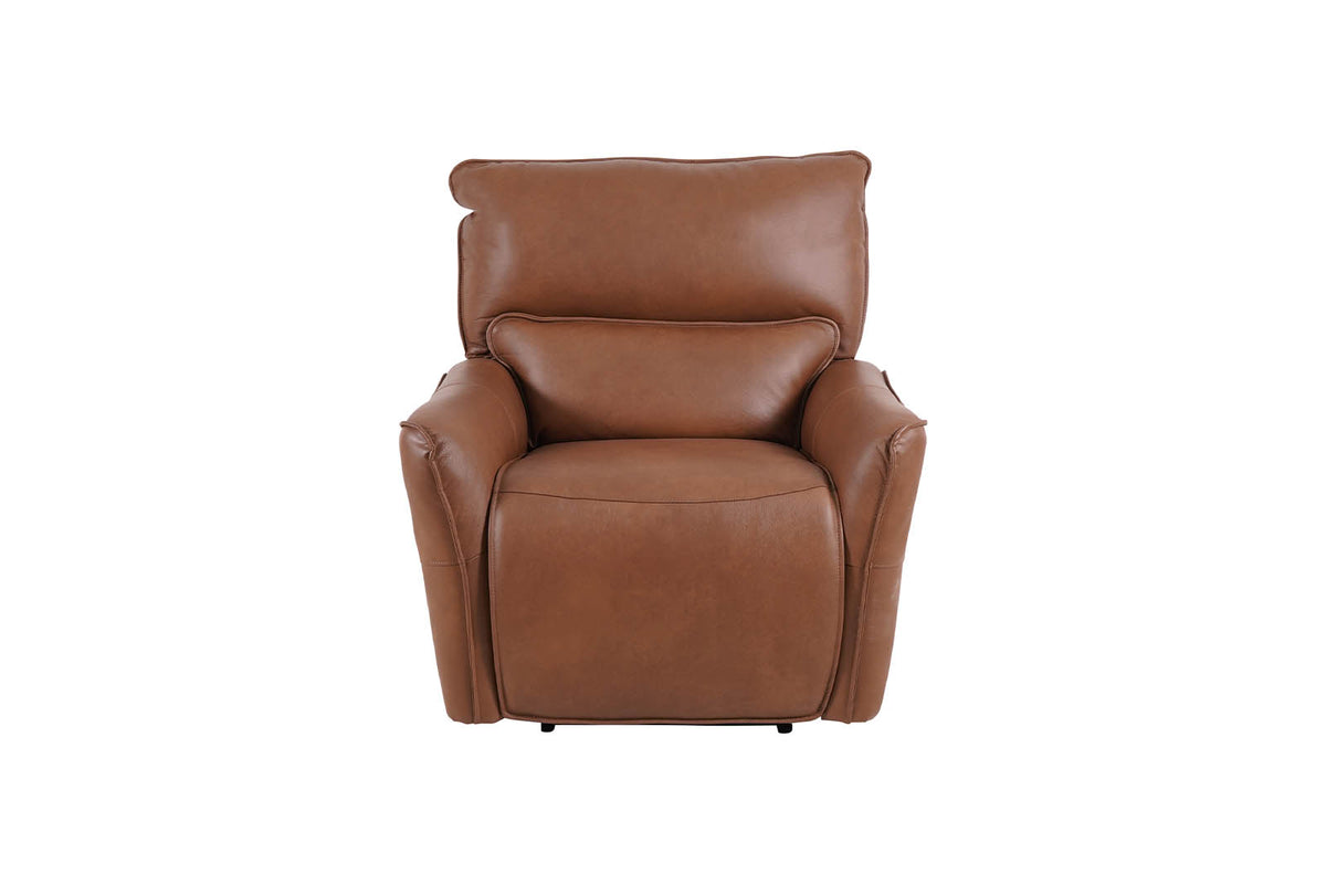 Gracie Armchair Power Recliner - Tan - Dante Furniture