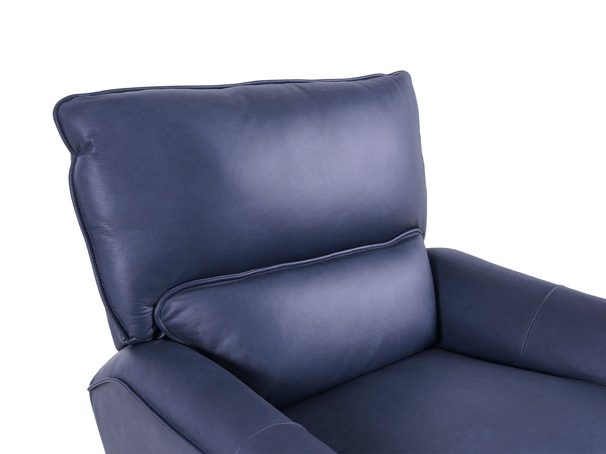 Gracie Armchair Power Recliner - Midnight Blue - Dante Furniture
