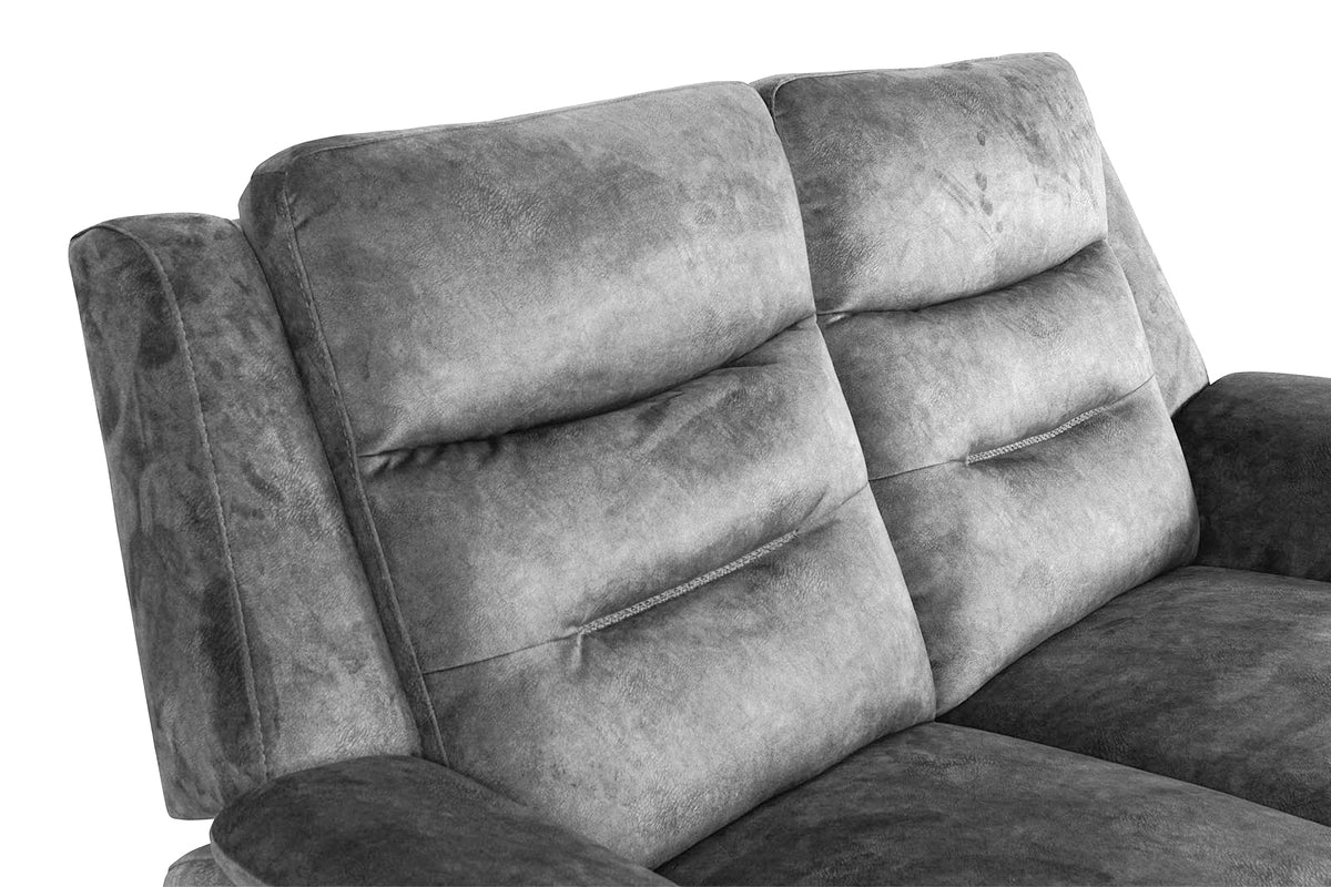 Berlin 2 Seater Power Recliner - Light Grey - Dante Furniture