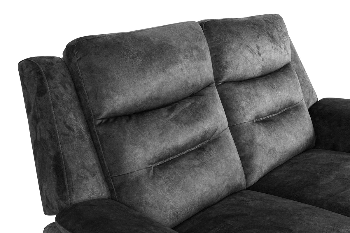 Berlin 2 Seater Power Recliner - Dark Grey - Dante Furniture