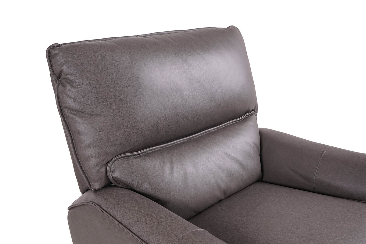 Gracie Armchair Power Recliner - Grey - Dante Furniture