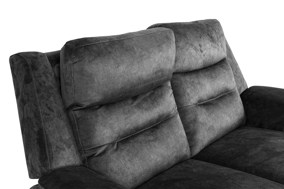 Berlin 2 Seater Power Recliner - Dark Grey - Dante Furniture