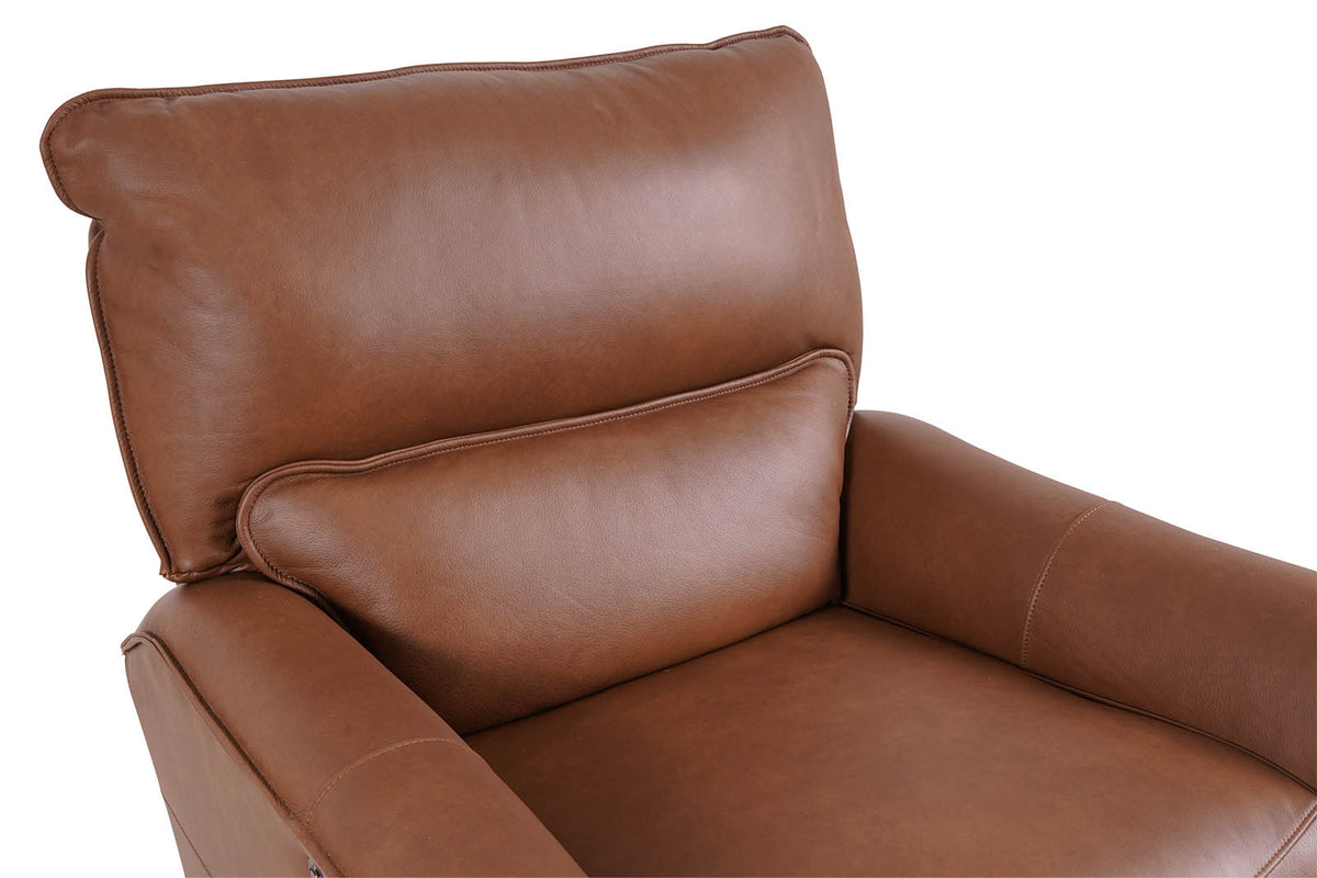 Gracie Armchair Power Recliner - Tan - Dante Furniture