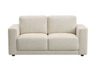 Luca 2 Seater Sofa – Oatmeal Chenille - Dante Furniture