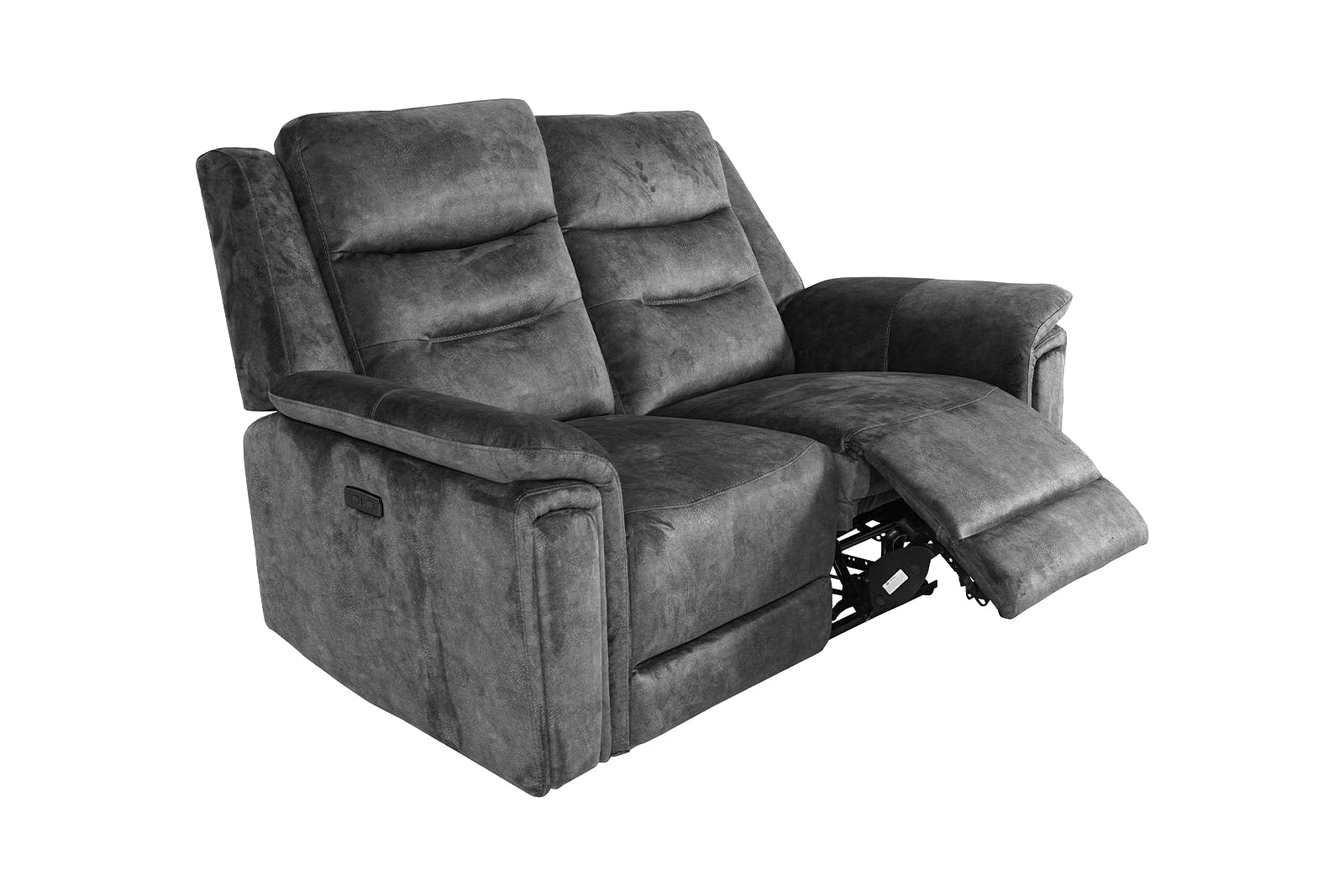 Berlin 2 Seater Power Recliner - Dark Grey - Dante Furniture