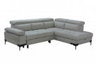 Cassia Corner Sofa Bed Grey Fabric - RHF - Dante Furniture