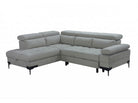Cassia Corner Sofa Bed Grey Fabric - LHF - Dante Furniture