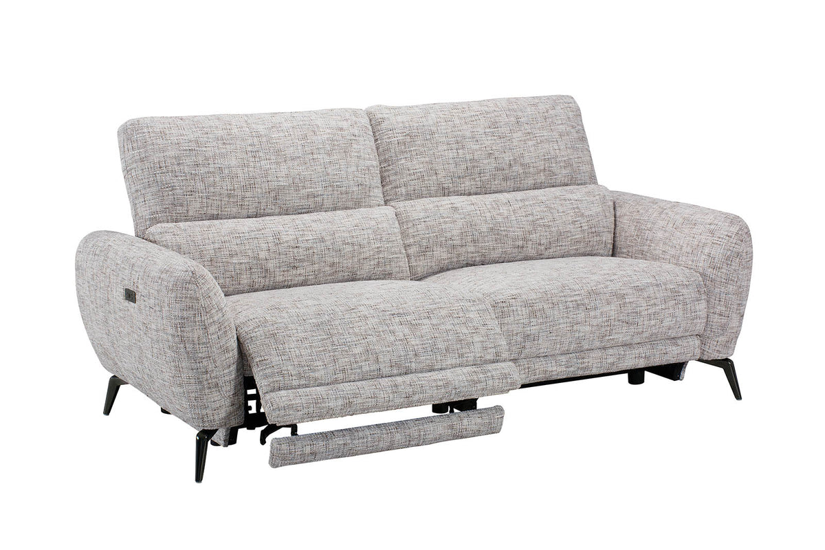 Libby 3 Seater Power Recliner - Beige - Dante Furniture